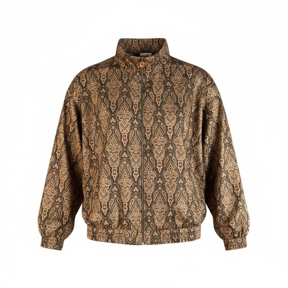 🧥 Vintage Pierre Cardin Paisley Zip Jacket | Made in‎ South Africa | Size M